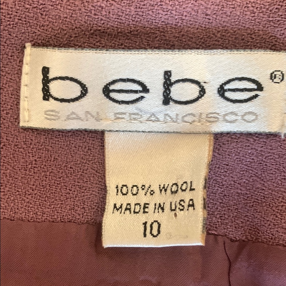 bebe Purple Pencil Skirt Knee-length for Work - Picture 2 of 2